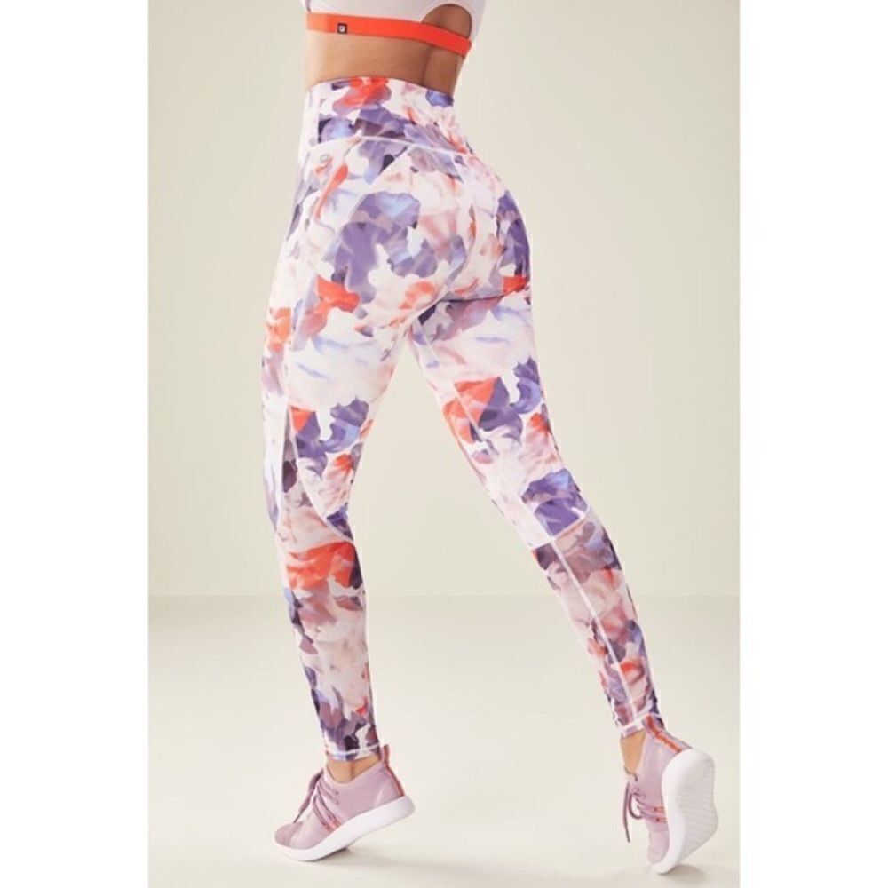 FABLETICS Stella High Rise Leggings Daydream Mesh Floral